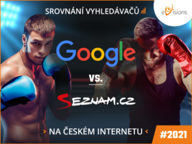 Infografika: Podíl vyhledávačů Google a Seznam na českém internetu #2021
